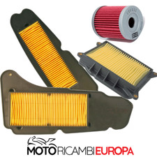 KIT 3 FILTRI ARIA YAMAHA MAJESTY 400 E FILTRO OLIO 2009 2010 2011 2012 2013 2014