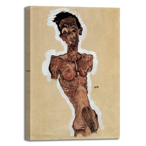 Schiele autoritratto nudo