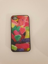 COVER PER  APPLE IPHONE 4 - IPHONE 4S  RIGIDA IMMAGINE CARAMELLE GOMMOSE 3D