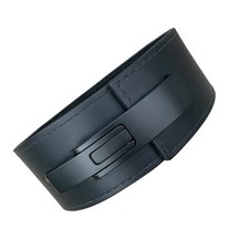 Pioneer Fitness Powerlifting Leva Cintura 10mm 3" Nero Indumento Pelle Small