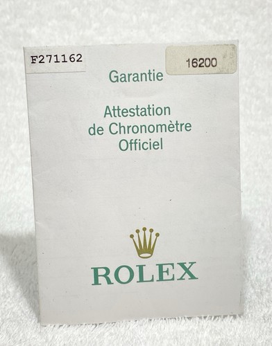 Rolex certificate datejust - rolex,