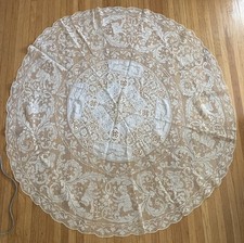 Antica tovaglia fatta - , mano