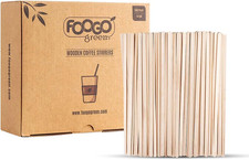 500 Cucchiaini Da Caffè in Legno, Standard Da 14 Cm, Certificati FSC®, Cucchiain