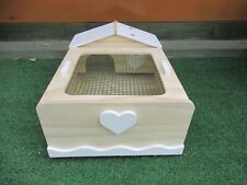 CASETTA PER TARTARUGHE DI TERRA CON TERRARIO RETE 60x40x21