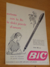 BIC PENNA MATITA SFERA M.955 ANNO 1956 ANNI '50=PUBBLICITA=ADVERTISING