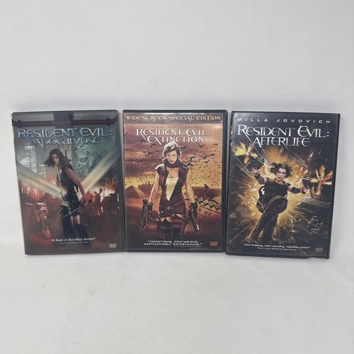 Resident evil trilogy dvds - resident,