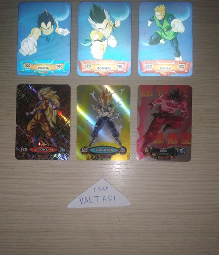 Lamincards dragon ball tutte - lamincards,