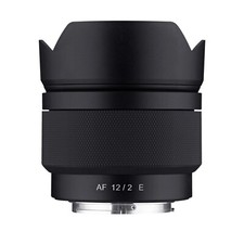 Rokinon 12 mm f/2.0 AF APS-C obiettivo ultra grandangolare compatto per Sony E (IO12AF-E)