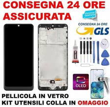 DISPLAY FRAME OLED SAMSUNG GALAXY A31 SM-A315 G F FN DS VETRO LCD TOUCH SCREEN