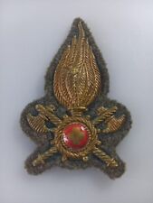 FREGIO  MILITARE DA  BERRETTO VIGILI DEL FUOCO/ POMPIERI   ANNI 60