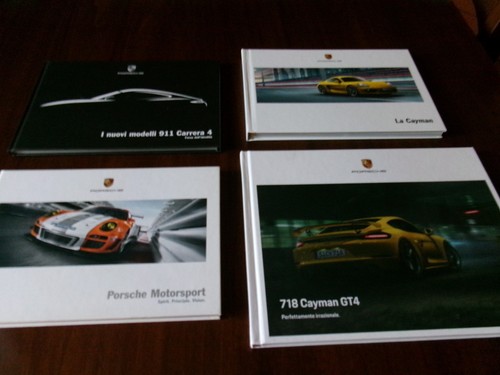 Porsche brochure lotto come - brochure,