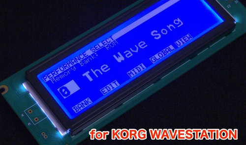 Lcd retroilluminato led blu - lcd,