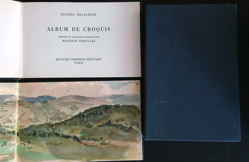 Album croquis delacroix - album,