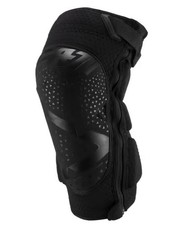 Ginocchiere Morbide Leatt 3DF 5.0 ZIP Membrana Perforata Cerniera Nero S/M