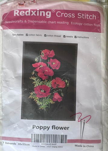 Kit punto croce redxing fiore - punto,