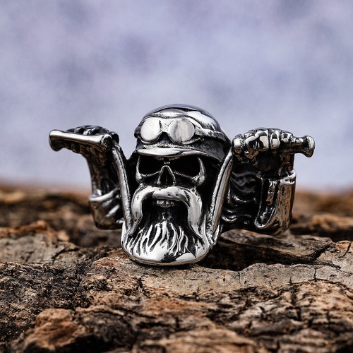 Vintage big beard - vintage, skull