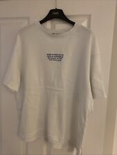 T-shirt bianca uomo Zara