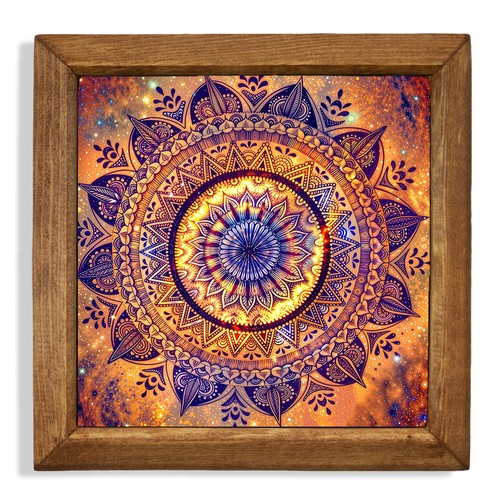 Mandala cosmic stone - wall, art