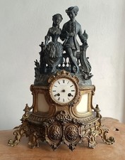 Pendule en régule Couple