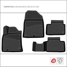 4 TAPPETINI TAPPETI GOMMA