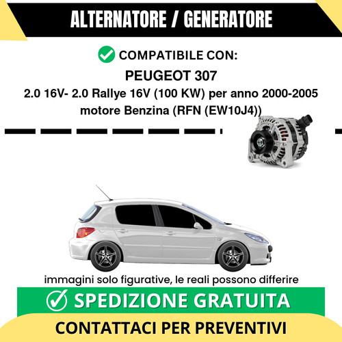 Alternatore peugeot 307 - alternatore,