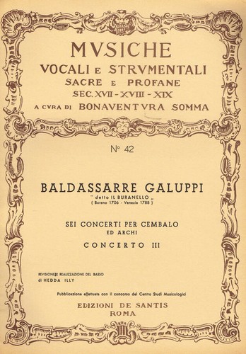 Sei concerti per cembalo - per,