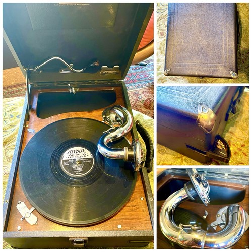 Antique 1930s hmv - hmv, phonograph