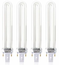 4x 9W lampadina UV ricambio
