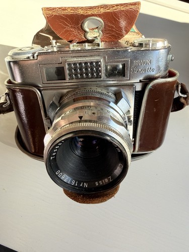 Braun paxette fotocamera - braun,