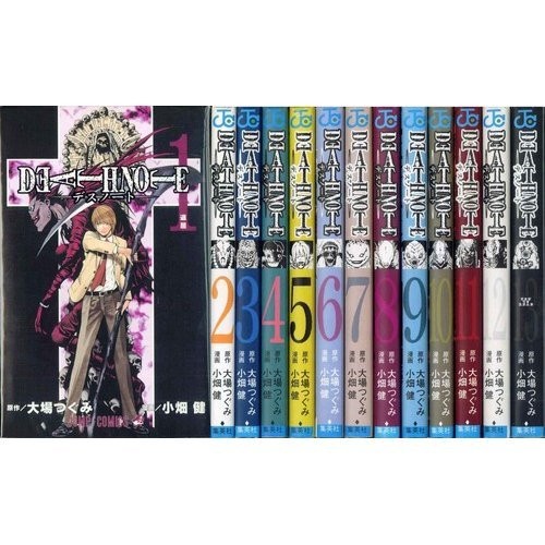 Death note set - set, 12