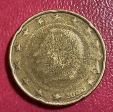 ⚡2000 Belgio⚡Moneta da 20