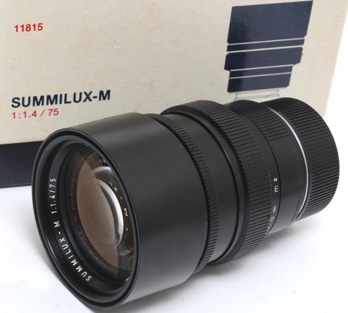 Leica 75mm summilux - leica, summilux-m