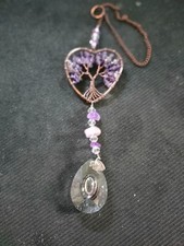 Acchiappasole albero della vita cuore da appendere