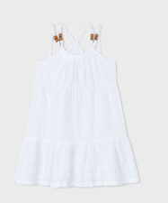 Abito estivo Mayoral Girls fantasia traforata 3936 nuovo taglia 98/3 Y