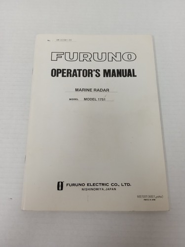 Furuno marine radar modello - furuno,
