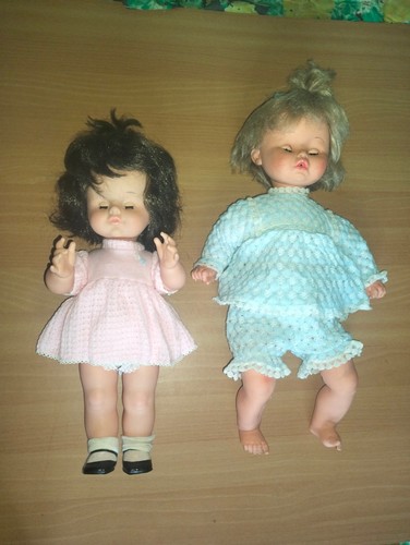 Coppia bambole vintage - di,