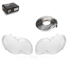 2x Vetro Fanale Sinistra Destra per mercedes CLK Cabrio Coupe W209 2005-2010