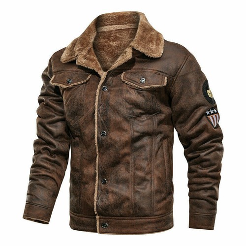 Giubbotto pelliccia pile - , uomo