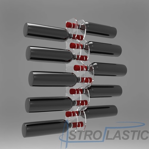 Espositore portabottiglie - , in
