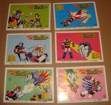 UFO ROBOT GRENDIZER STICKERS SERIE COMPLETA BANSO 1976 GOLDRAKE