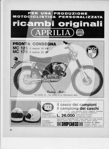 Advertising pubblicità moto - pubblicità,