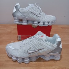 NIKE SHOX TL BIANCO ARGENTO