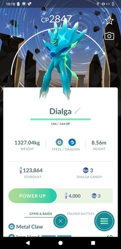 Shiny origin forma dialga - shiny,