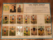 SCHEDA LAZIO - CALCIATORI PATUZZI 1965 1966 ORIGINALE RARO!