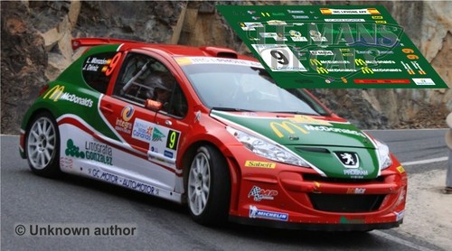 Decals peugeot 207 - 207, s2000
