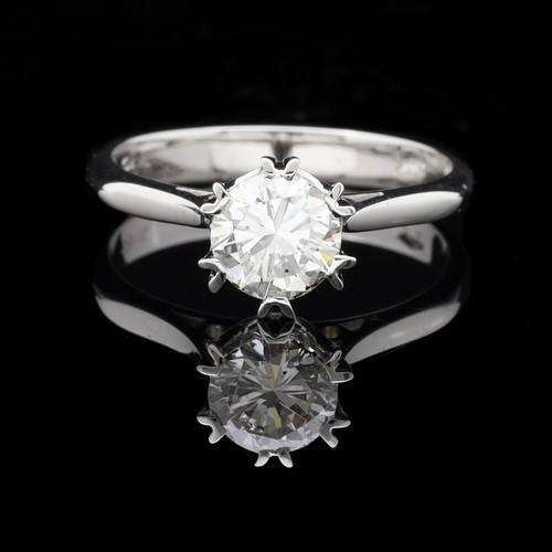 Solitario anello love - in, oro