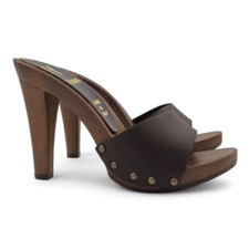 Mules con tacco alto con