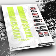 Adesivi compatibili forcella ROCK SHOX RECON 2021 adesivi...