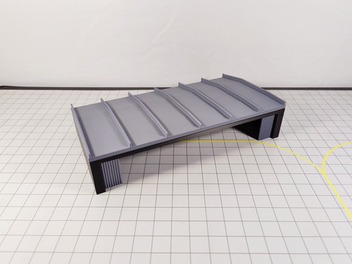 Black large aircraft hangar - black,