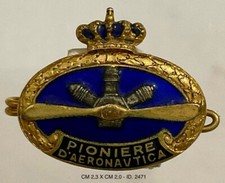 REGIA AERONAUTICA PIONIERE DISTINTIVO LIBERTY REGNO D’ITALIA MOTORE STELLARE